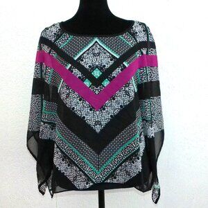 Style & Co., Spaghetti straps with geometric design covering, with crystal beads